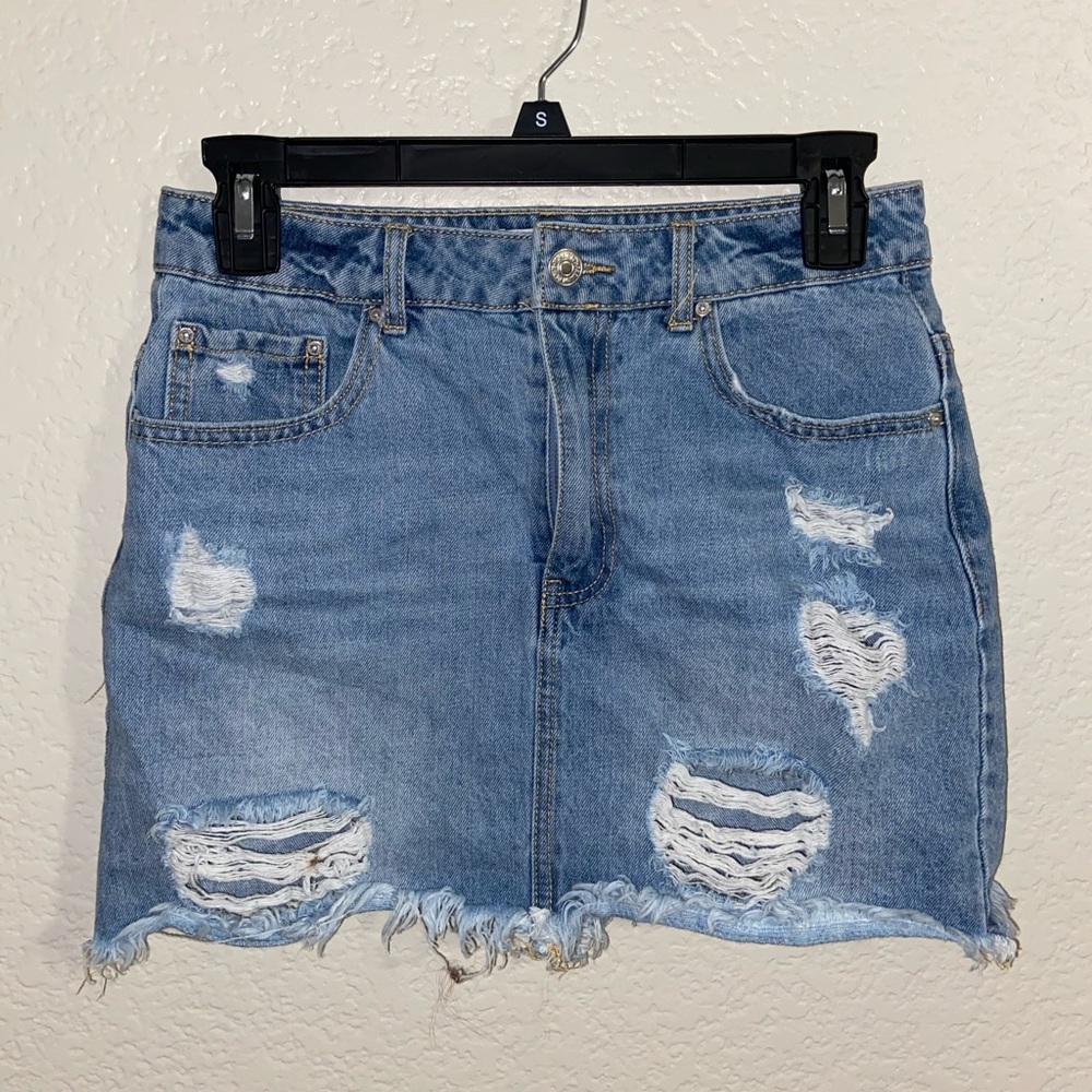 forever 21 jean skirt
